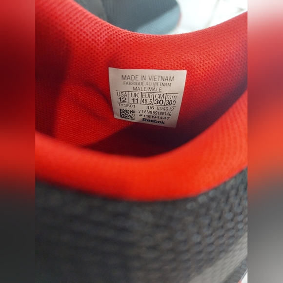 Reebok Trainflex Men's Black, Red, White and Grey Size USA 12 BD4912 Shoes - Picture 10 of 12